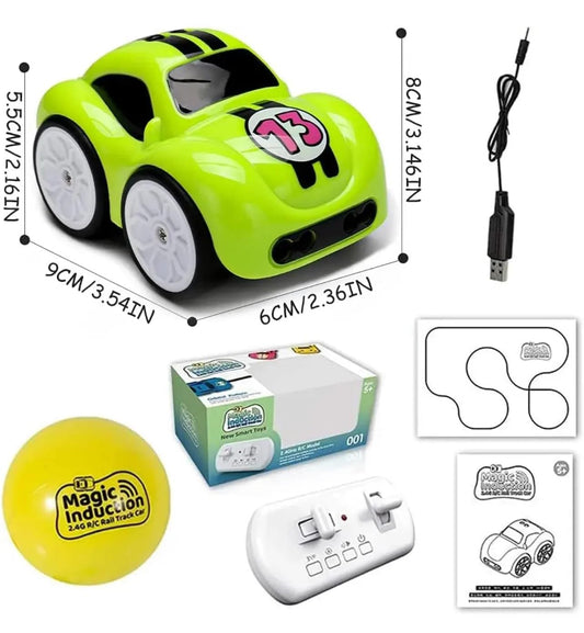 Magic Induction RC Intelligent Sensor Car for Kids – 4 Smart Modes Gesture Control, Line-Following & Obstacle Avoidance Mini Toy