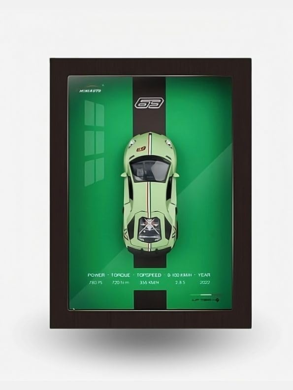 3D Die-Cast Car Wall Frame Display | Premium Model Car Showcase Frame | Decorative Wall Mounted Collectible Car Display Box for Home, Office & Garage Decor
