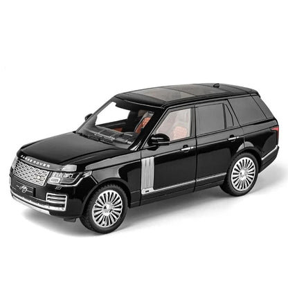 1:18 Scale Die Cast Range Rover SUV Model Car with Openable Doors, Detailed Interior, Metal Body Collectible Toy Car for Kids & Collectors