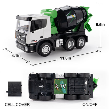 HUINA 1537 RC Cement Mixer Truck 1:14 Scale | 12 Channel Alloy RC Vehicle