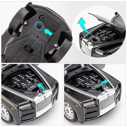 1:18 Scale Luxury Die-Cast Car Model with Opening Doors, Detailed Interior, Metal Body Collectible Toy Car for Kids & Collectors