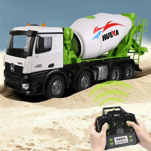 HUINA 1537 RC Cement Mixer Truck 1:14 Scale | 12 Channel Alloy RC Vehicle