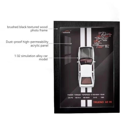 3D Die-Cast Car Wall Frame Display | Premium Model Car Showcase Frame | Decorative Wall Mounted Collectible Car Display Box for Home, Office & Garage Decor