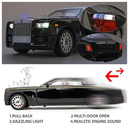 1:18 Scale Luxury Die-Cast Car Model with Opening Doors, Detailed Interior, Metal Body Collectible Toy Car for Kids & Collectors