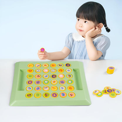 Flip & Match Memory Board Game for Kids 3+ Years | Educational Matching Game | Brain Development, Memory & Focus Training | Fun Family Learning Toy