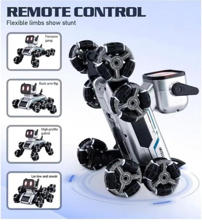 Smart RC Robot Dog Toy for Kids – Gesture & Remote Control, Walking Dancing Robot Pet, Rechargeable Interactive STEM Learning Toy with LED Eyes & Smart Follow Function
